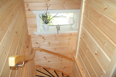 Lujosa casa de madera con sauna, jardín y ter...