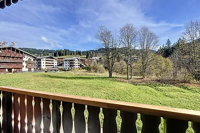 Ferienwohnung in Les Gets mit Bergblick
