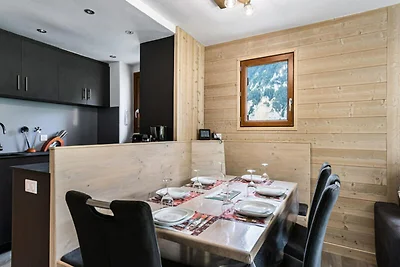 Wohnung in Moriond mit Bergblick