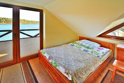 Ferienhaus am See, mit Kamin, Rosnowo