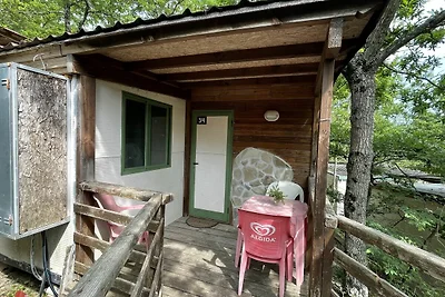 Mobilheim in der Toskana mit Garten