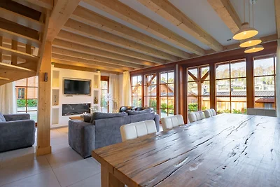 Casa vacanza in legno con forno a microonde
