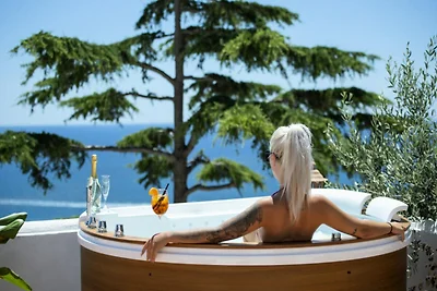 Villa a Praiano con terrazza vista mare