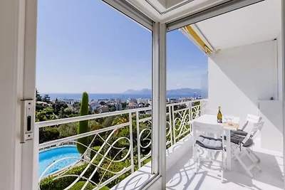 Appartement in Cannes met uitzicht op zee en...