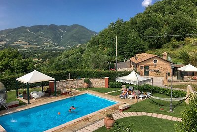 Large holiday home in Cagli with pool and fen...