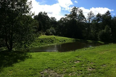 Ferienhaus mit Campingplatz-Pool