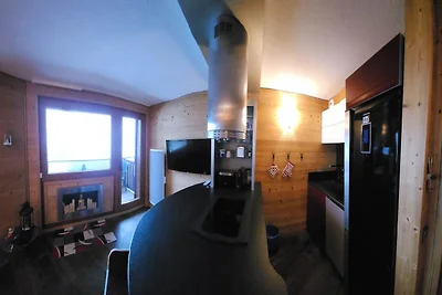 Wohnung in Doucy mit Bergblick