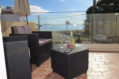 Ferienhaus mit Meerblick und Terrasse