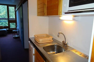 Studio für 4 Personen, in der Nähe der Pisten...