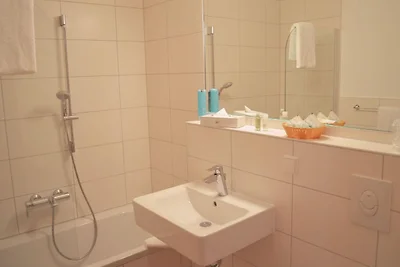 Hotel Bernsteinsee Balkon mit Seeblick