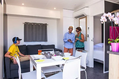 Mobile home with terrace at Domaine Les Mûrie...