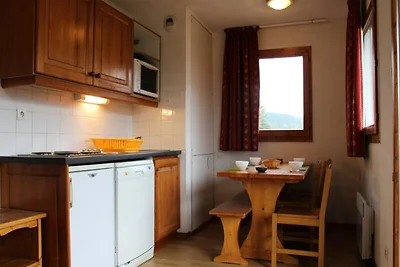 Appartement vlakbij de skipistes met uitzicht...