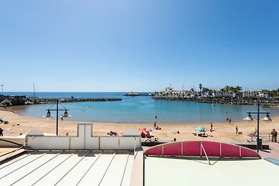 Strandapartment mit Terrasse und Aussicht