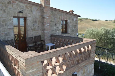 Asciano Wohnung Dorf in den Hügeln von Siena