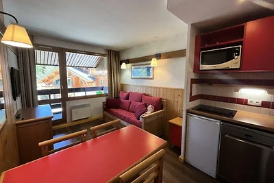 Wohnung in Plagne 1800 mit Mont Blanc Blick