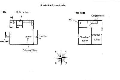 Apartment in Les Gets in der Nähe des Mont...