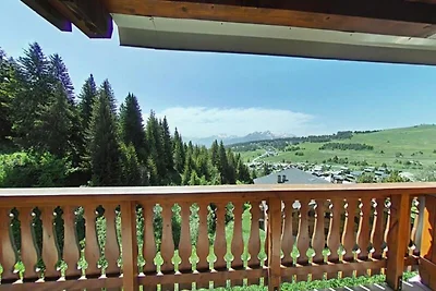 Apartment in Les Saisies mit Bergblick