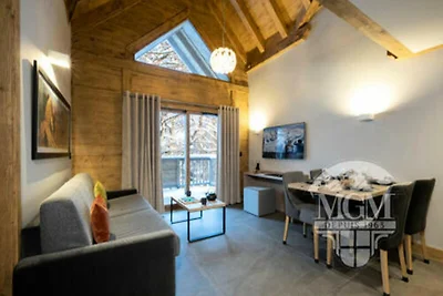 Wohnung in Les Houches mit Spa & Pool