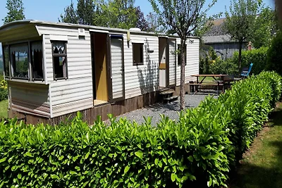 Goed uitgeruste mobilhome met tuin in...