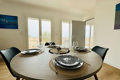 Apartment am Meer mit Balkon und Terrasse