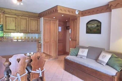 Apartment in Méribel mit Bergblick