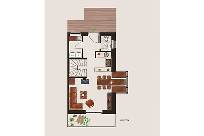 Dünenhuus West Komfortable Ferienresidenz