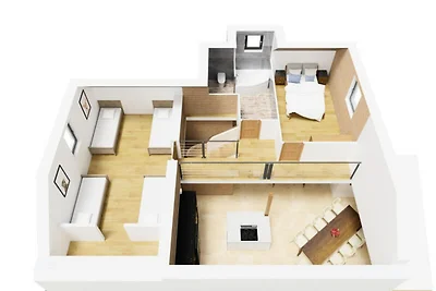 Chalet in La Ruaz vlakbij de skilift van...