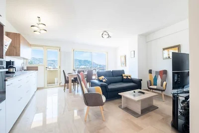 Apartment in Cannes mit Terrasse und Blick au...