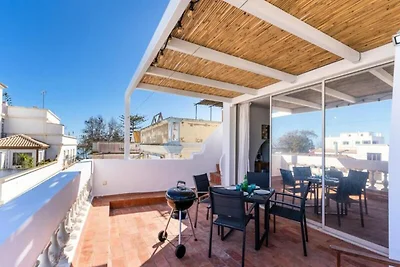 Wohnung in Olhão mit Panoramaterrasse