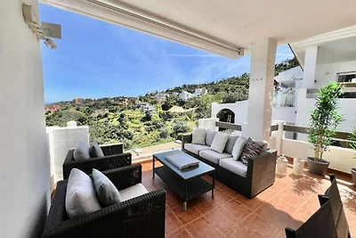 Apartment in Ojén mit Blick auf den...