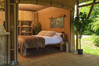 Charmantes Safari-Zelt für Familien-Glamping