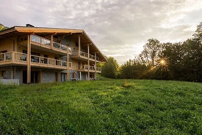 Chalet in den Alpen am Genfersee