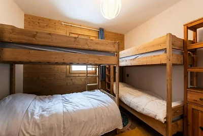 Wohnung in Plagne Centre mit Blick auf den Mo...