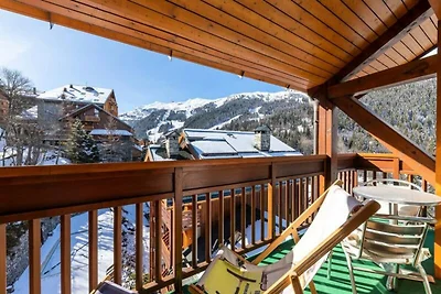 Wohnung in Méribel mit Bergblick