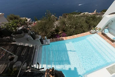 Villa a Praiano con vista sul tramonto