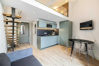 A/C Mezzanine Apt 1BR/2P - Place Garibaldi