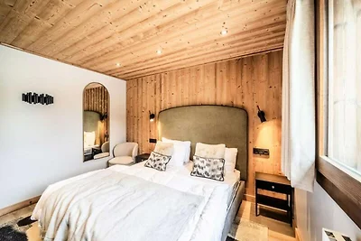 Apartment in Morzine mit Blick auf das Dorf