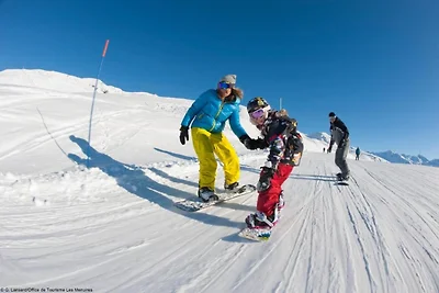 Chalet in Les Menuires an der Skipiste
