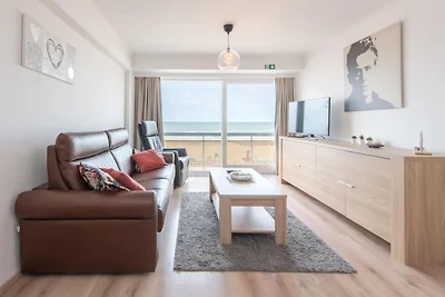 Wohnung mit frontalem Meerblick in Mariakerke