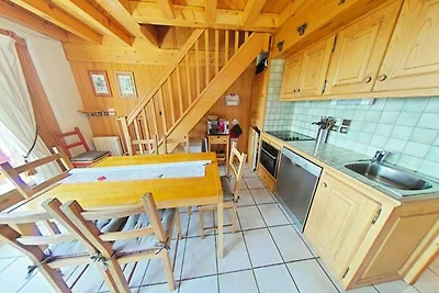 Apartment in Les Saisies mit Bergblick