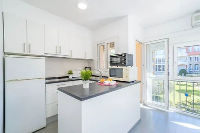 Apartment mit 2 Schlafzimmern und Poolblick