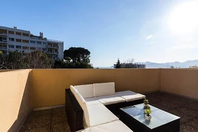 Apartment in Cannes mit Meerblick und Pool