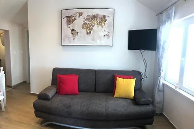 Apartment mit einem Schlafzimmer und Terrasse