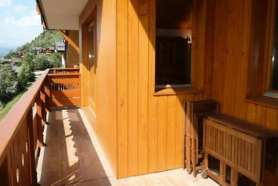 Apartment in Méribel mit Blick auf das Tal