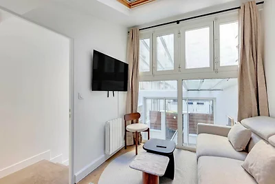 Pariser Maisonette-Wohnung mit 1 Schlafzimmer...