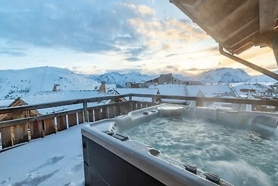 Chalet in Alpe d'Huez mit direktem Zugang zu ...