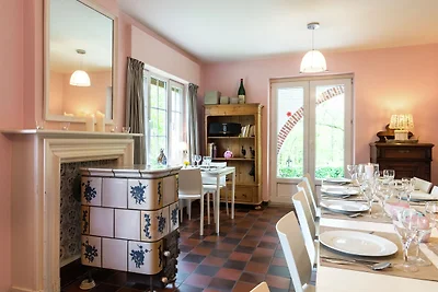 Fijn vakantiehuis met sauna, open haard en gr...