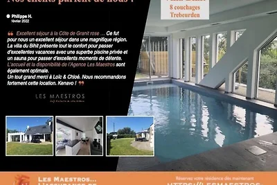 Villa Bihit · Cote De Granit Rose Villa con...