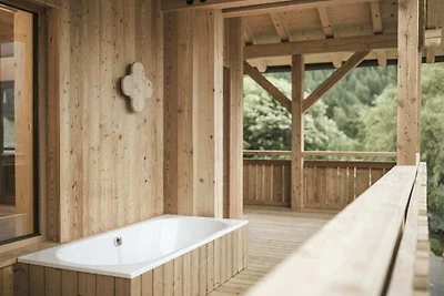 Ferienwohnung in Luson mit Schwimmbecken