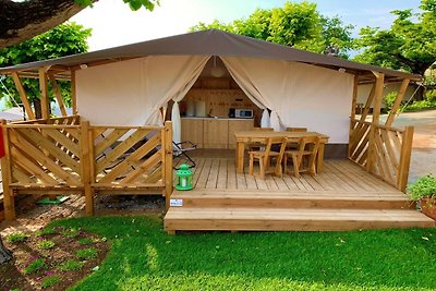 Glamping tent bij Caravan Park della Colombai...